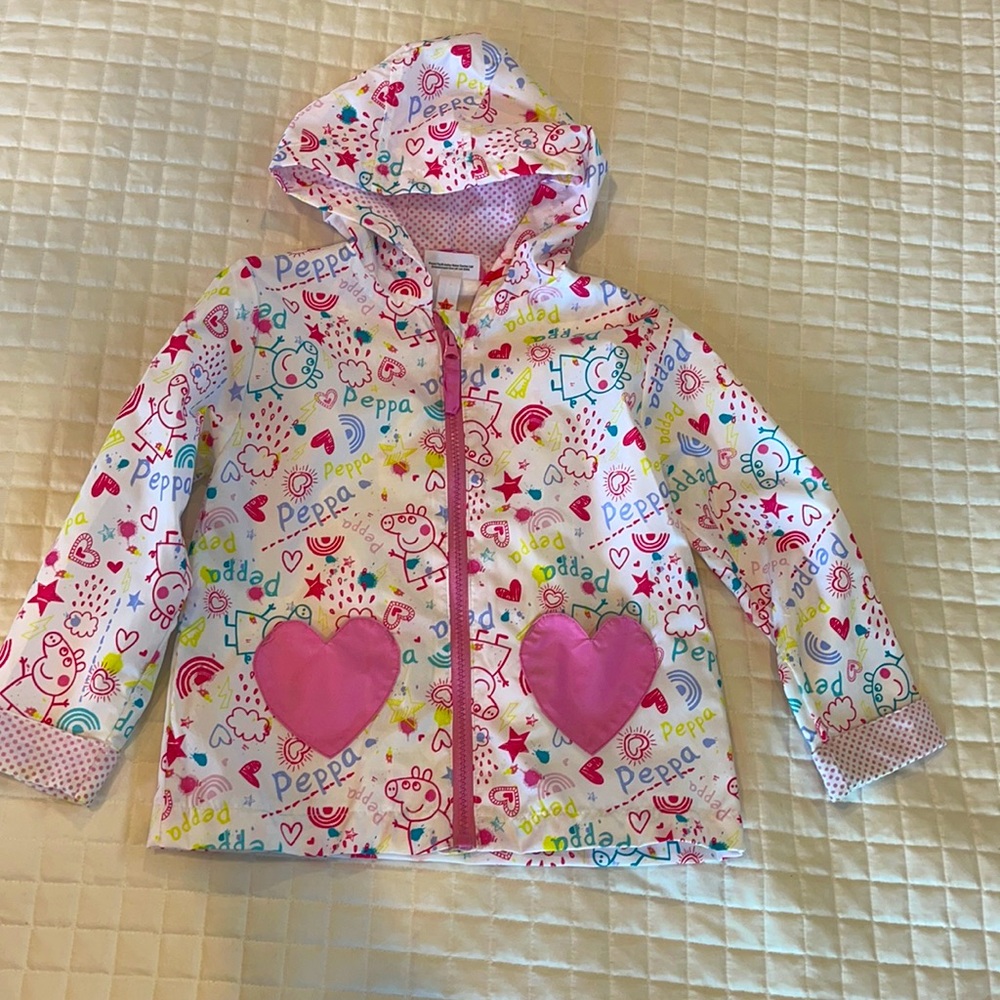 Peppa Pig Print Raincoat 4T